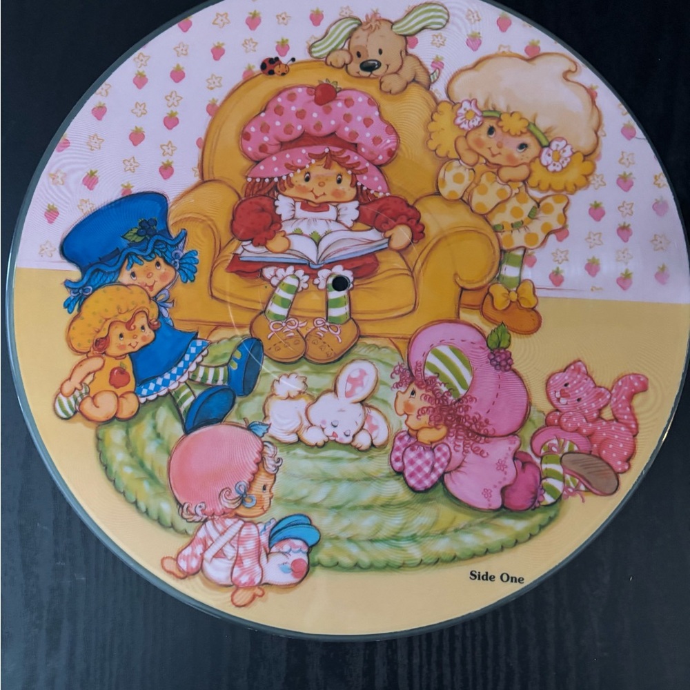 Vintage Strawberry Shortcake Picture 33rpm Vinyl Record Album